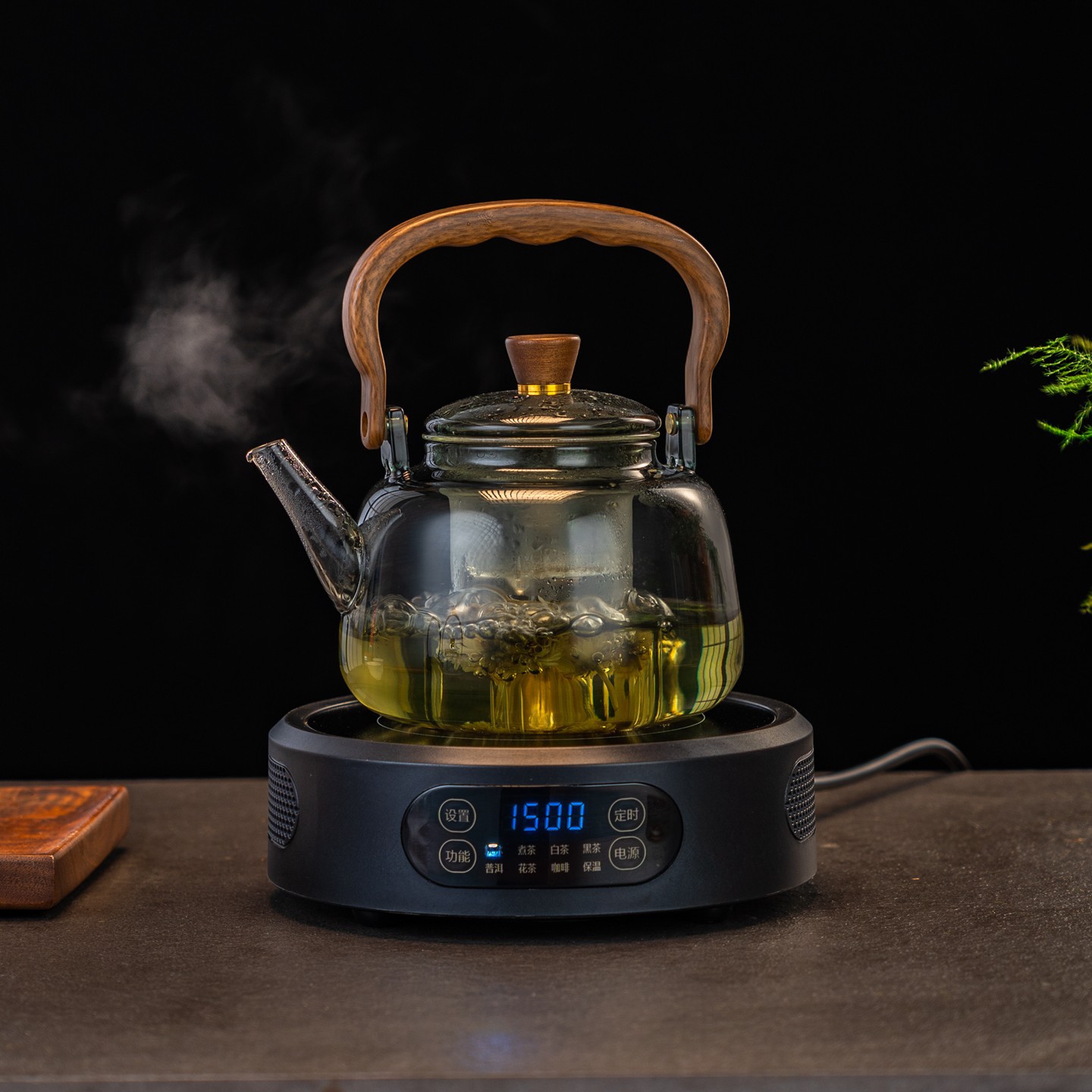大功率电陶炉家用烧水壶煮茶玻璃壶耐热玻璃提梁壶防爆茶壶套装
