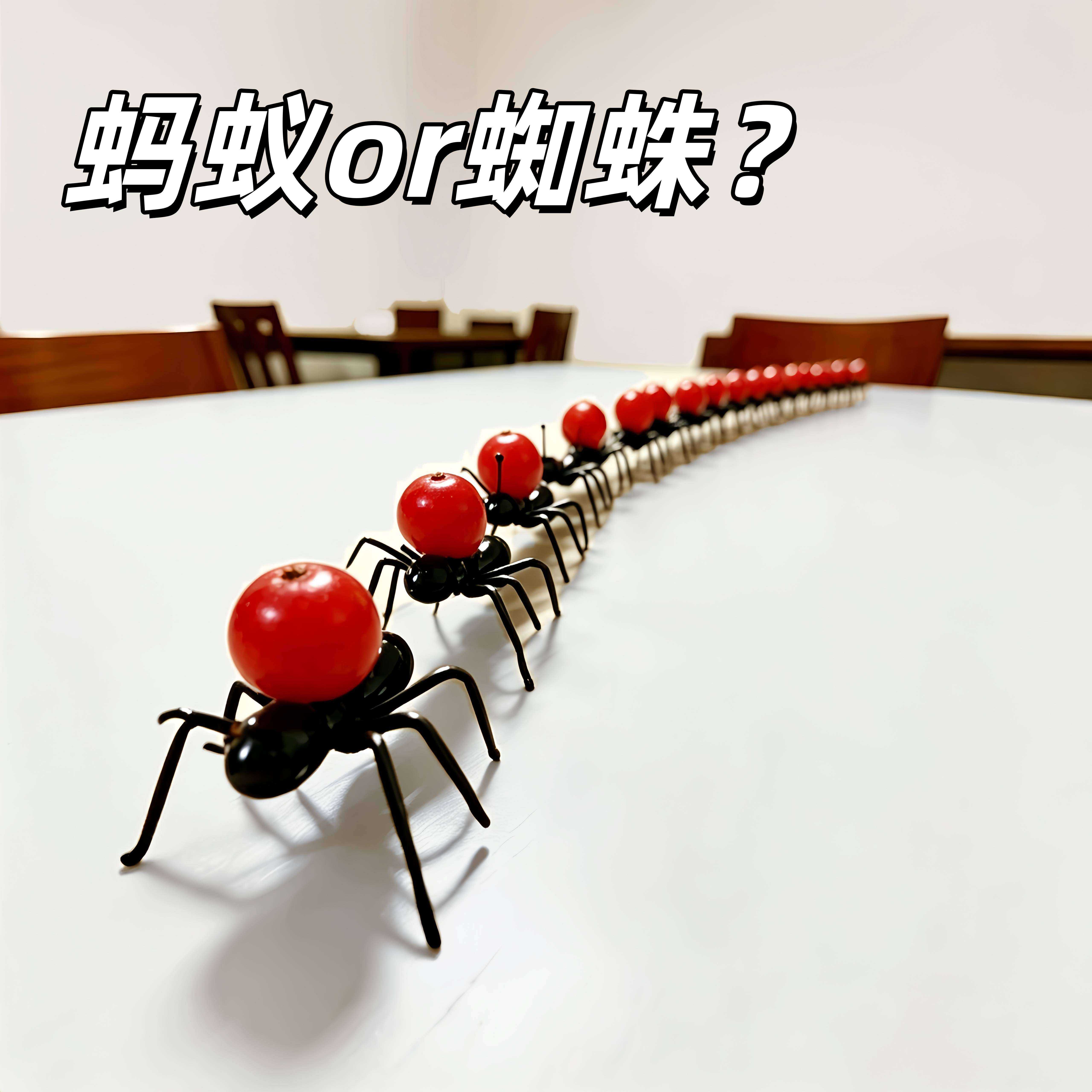 蚂蚁水果叉蜘蛛水果叉搞怪叉子摆盘装饰整蛊玩具蛋糕叉装饰派对