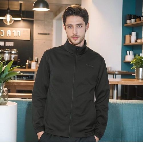 RockCloud岩云春夏新款通勤商务休闲外套M2男士软壳衣立领夹克