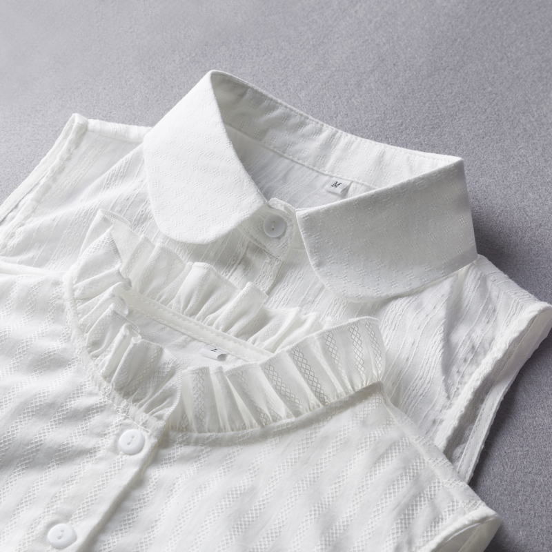 木耳边装饰假领子女春秋冬假衣领