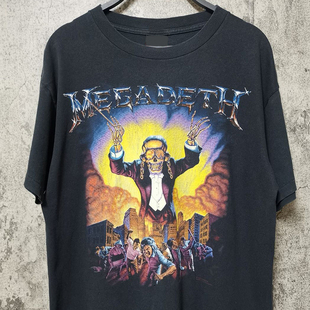 Megadeth1992歌曲Symphony Of Destruction Vintage高街长袖T恤