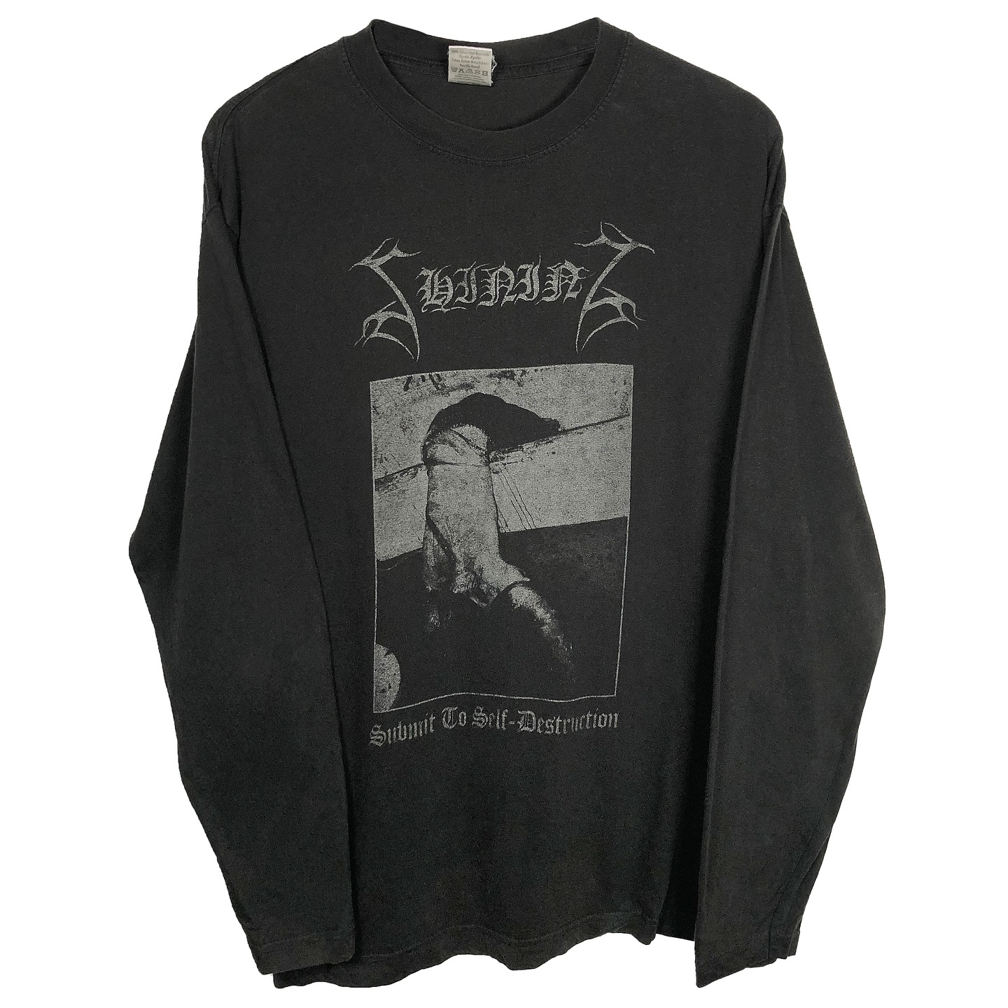 欧美潮牌重金属暗黑系插画朋克艺术重金属摇滚乐队重工BM长袖T恤