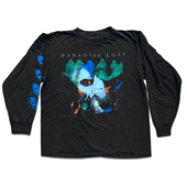 240g T恤 Lost哥特金属摇滚高街长袖 罕见重磅破坏tee Paradise
