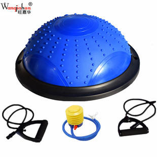 按摩点瑜伽波速球加半圆平衡瑜伽球波束健身球康训练半球
