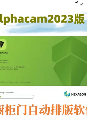 alphacam2023 2022  2021 2020橱柜门排版软件安装包简体中文 版