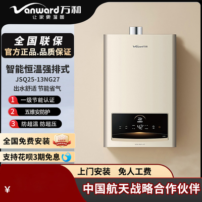 万和智能恒温13升强排式无极变升