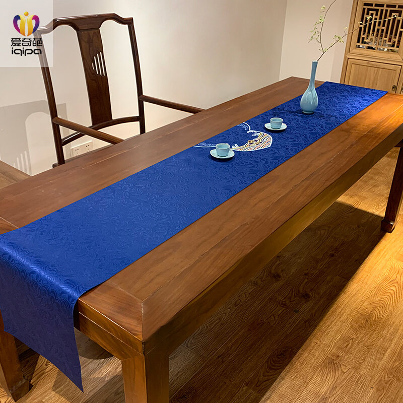 爱奇葩新款双层加厚茶席织锦缎防水桌旗茶桌茶台餐桌装饰布艺桌布,居家布艺,桌旗,淘宝优惠券,粉丝福利购,淘宝优惠卷