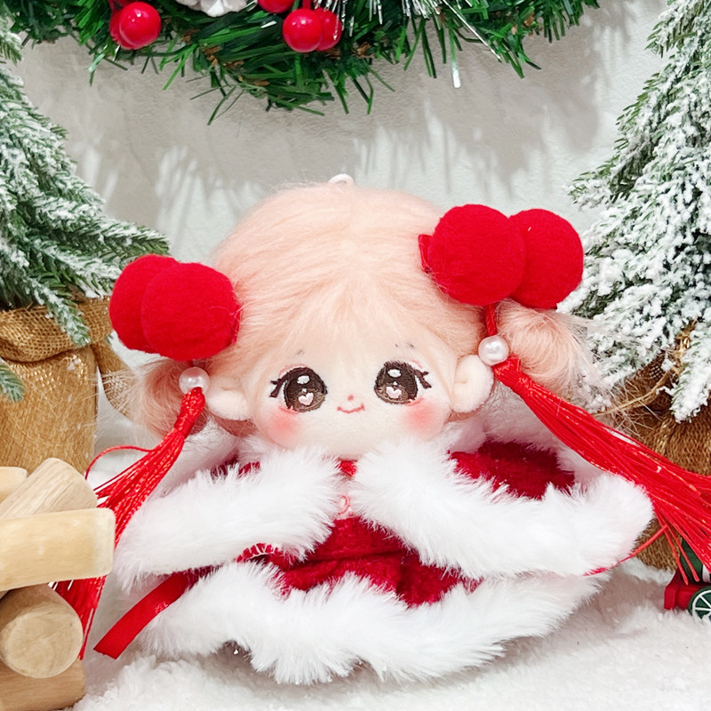10厘米娃衣棉花娃娃新年款斗篷