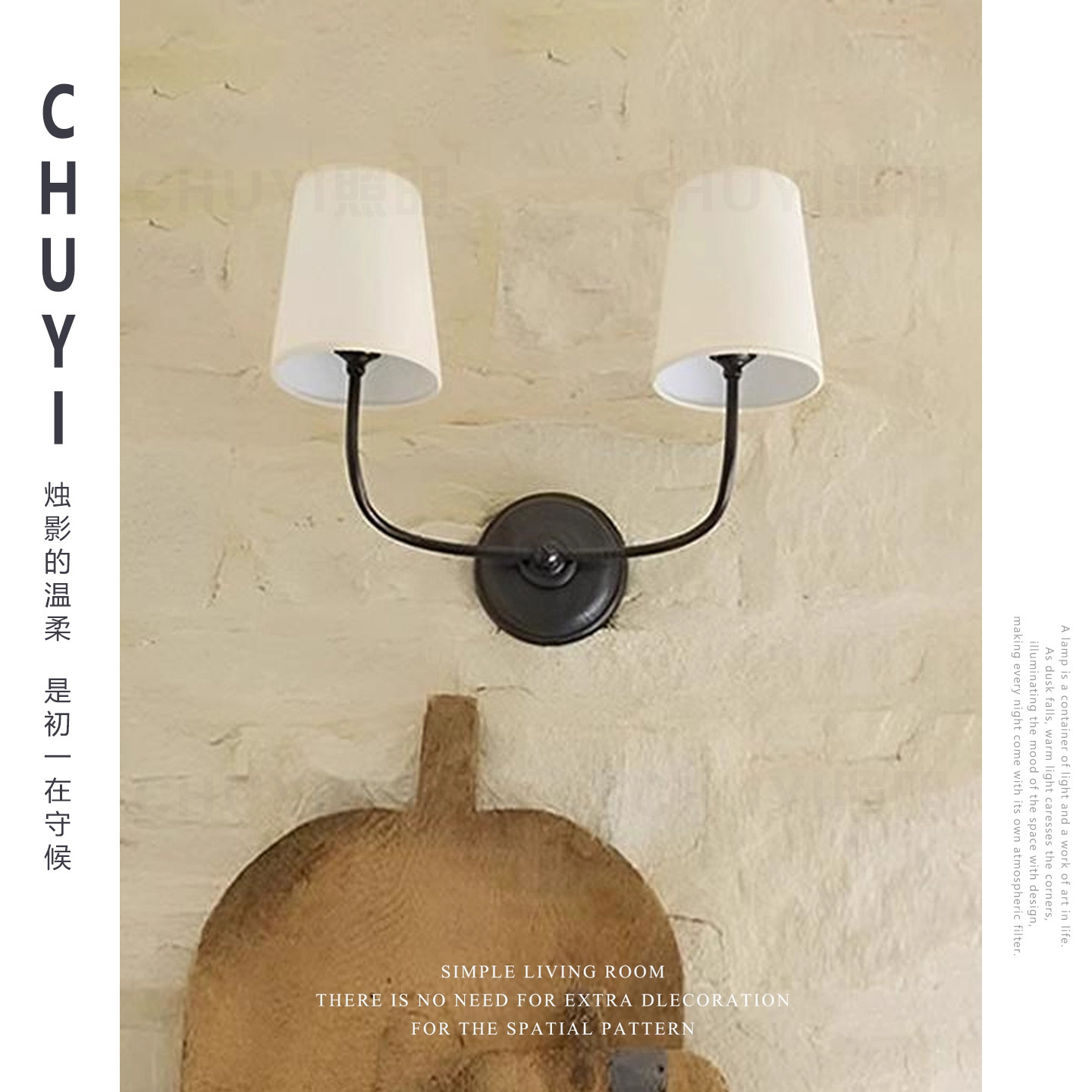 美式中古VC1:1全铜壁灯别墅客厅卧室床头灯过道走廊楼梯浴室壁灯