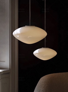 丹麦Mist AP15蛋白石餐厅吊灯现代设计师款白玉玻璃卧室床头灯具