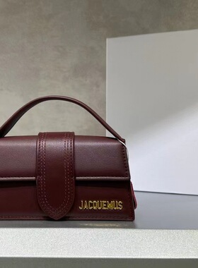 2024新款Jacquemuss高级质感真皮单肩斜挎手提女包小方包百搭