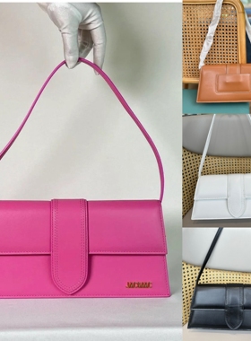 jacquemu高级感新款小众设计单肩包百搭手提包法棍包腋下包女包