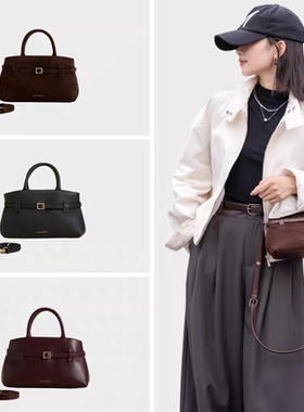 MANU 新款女箭头包le cambon25绒面革单肩包手提托特包简约