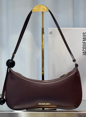 2025真皮新款小众Jacquemus腋下包法棍小圆球百搭时尚肩手提女包