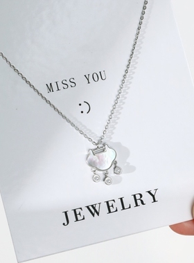 纯银如意小众设计感可刻字平安锁