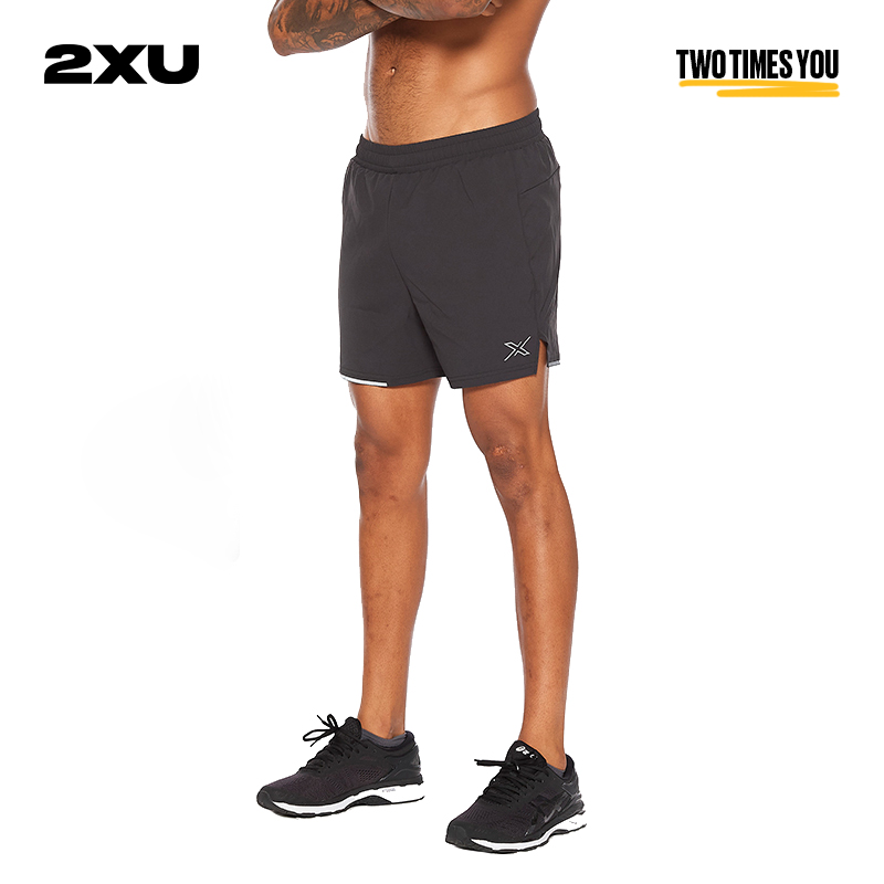 2XU Aero系列透气宽松弹力速干运动短裤男跑步健身短裤三分裤夏季