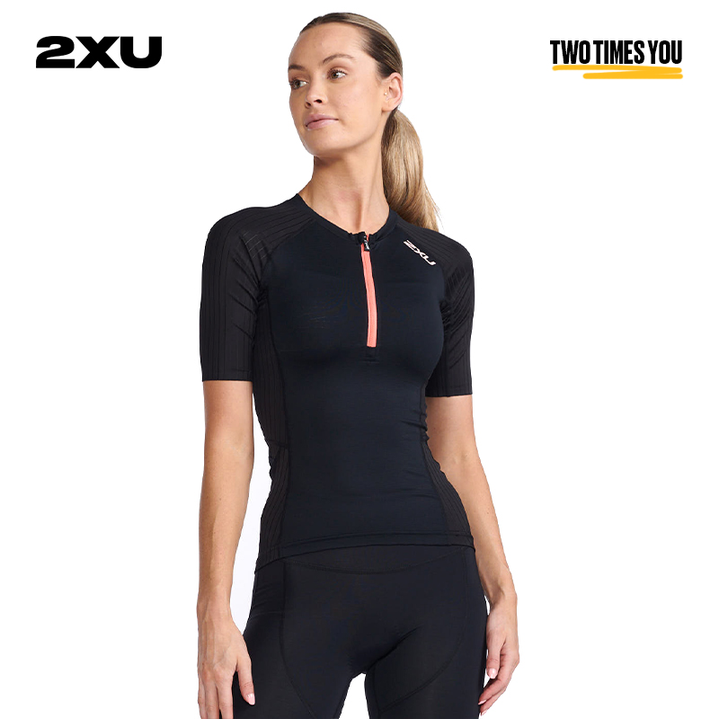 2XU Aero系列女士铁人三项山地公路车铁三服紧身透气短袖 自行车/骑行装备/零配件 骑行服 原图主图