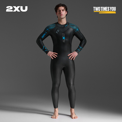 2XU男士Propel系列P：2防寒泳衣