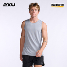 2XU Aero系列跑步马拉松背心宽松弹力运动背心男无袖健身衣服夏季