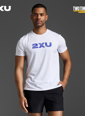 2XU Contender系列男士运动短袖户外宽松速干休闲T恤短袖跑步健身