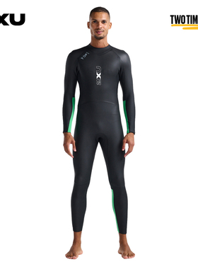 2XU Propel系列公开水域防寒泳衣男潜水服保暖连体胶衣铁三比赛服