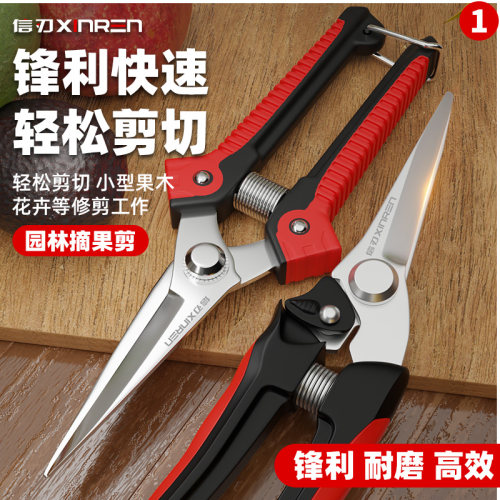 园林剪刀树枝剪园果芽剪锋利耐磨