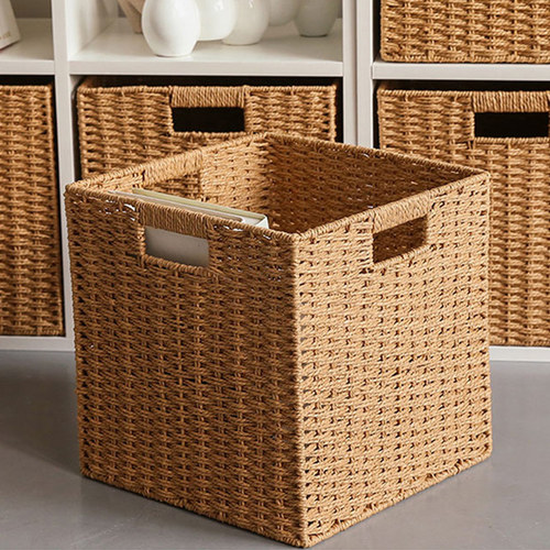 家用格子柜收纳筐可折叠储物盒