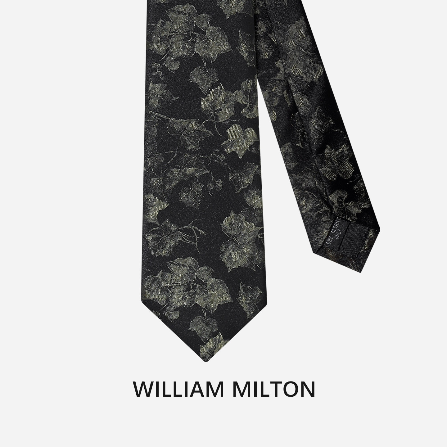 WILLIAM MILTON常青藤真丝暗花领带男高级轻奢商务时尚领带礼盒