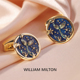 MILTON 衬衫 余生有你 WILLIAM 轻奢珐琅袖 扣男士 袖 口钉高端礼物