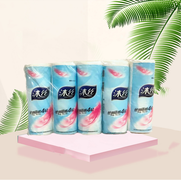 沐丝独立包装加长卷纸200克10个妇婴适用产褥经期月子促销装厕纸