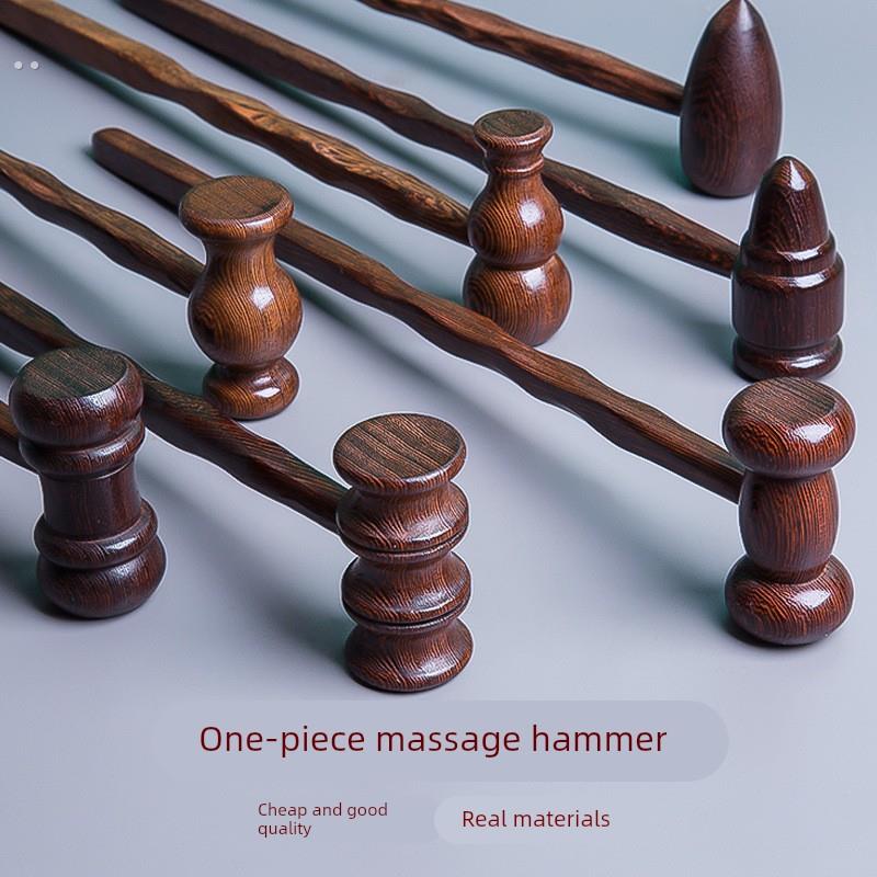 按摩锤鸡翅木质按摩棒捶背敲打器经络肩颈拍打棒敲背锤子放松神器