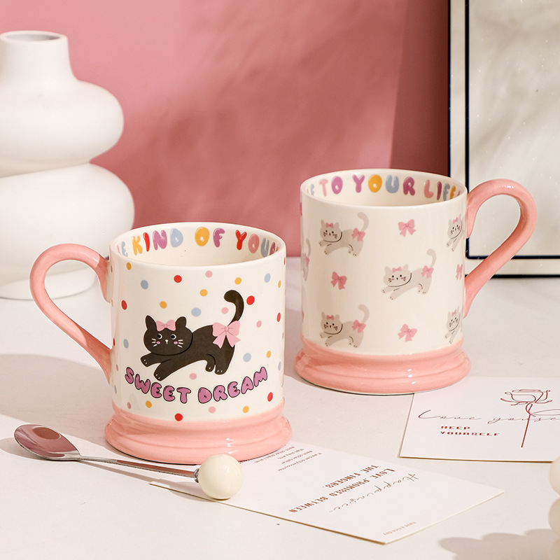 可爱风陶瓷马克杯5545