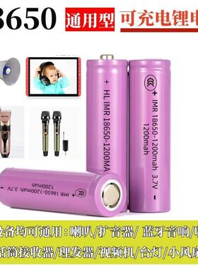 实标动力平头尖头186503.7V锂电池组1200mah定做充电宝电筒逆变器