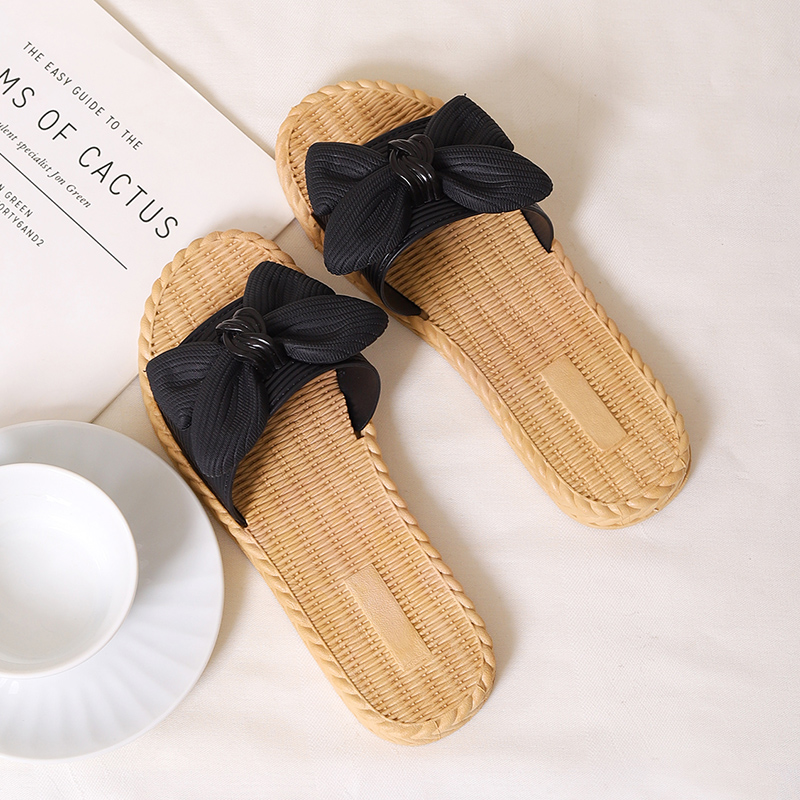 2025新款夏季凉拖鞋女外穿平底百搭洋气交叉时尚蝴蝶结一字交叉拖