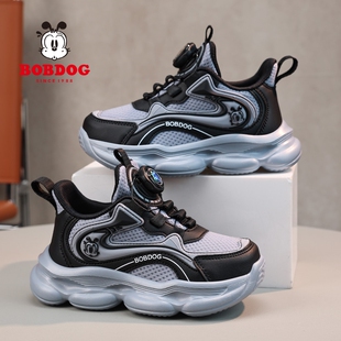 巴布豆童鞋男童运动鞋2026春夏网面透气儿童鞋子中大童轻便跑步鞋