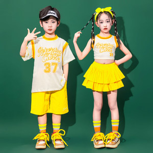 咚布娜旗舰店六一儿童演出服啦啦队小学生运动会服装班服幼儿园毕业舞蹈表演服