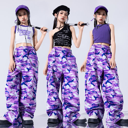 咚布娜女童韩版爵士舞演出服