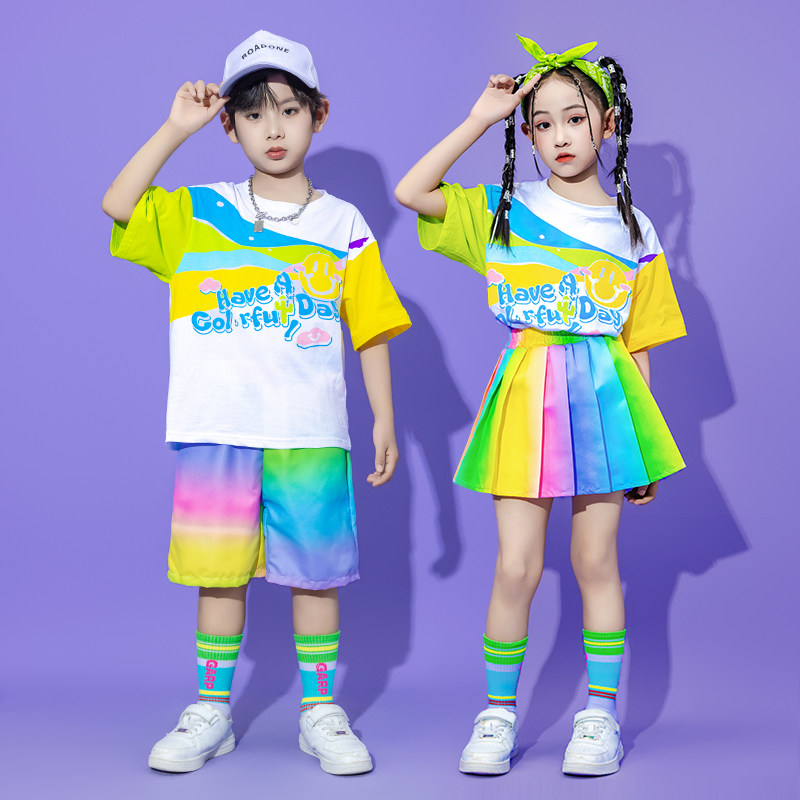 六一儿童演出服幼儿园少儿舞蹈表演啦啦队小学生运动会开幕式服装