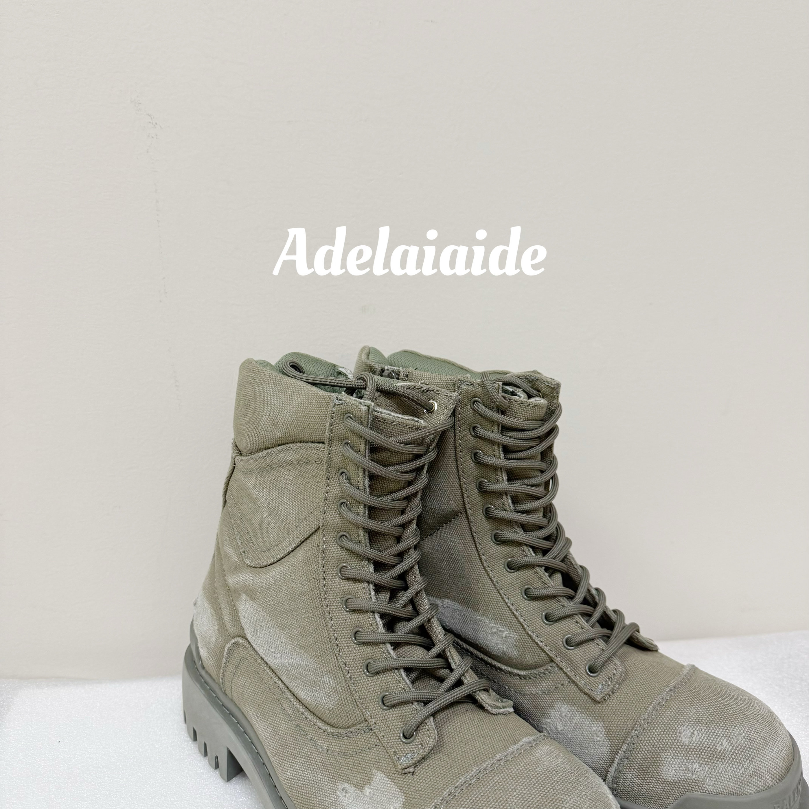 thumbnail for 2025 Big-Toe Derby Shoes, Vintage Distressed Martin Boots, Motorcycle Thick-Soled Height-Increasing Short Boots, Workwear Trendy Boots