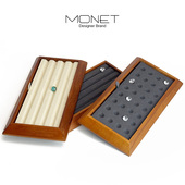 文玩宝石首饰托盘翡翠珠宝展示盘钻石裸钻收纳盘绿松石展示托盘