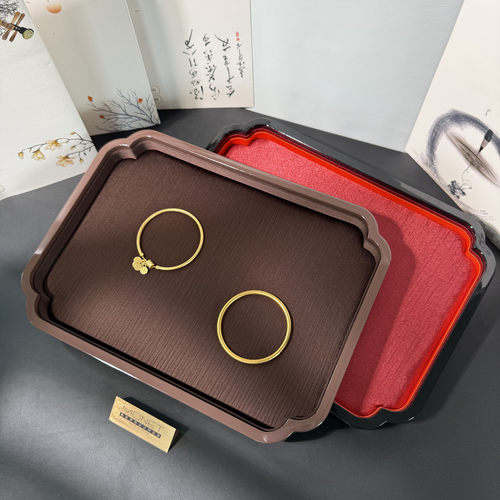 亮光烤漆首饰展示托盘