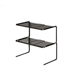 厨房桌面分层架台面置物架锅架神器橱柜锅具柜子收纳多层隔板断格