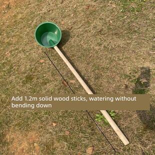 蔬菜勺灌溉水漂白牛津长柄水勺浇水熟胶料水勺温室特大粪肥勺