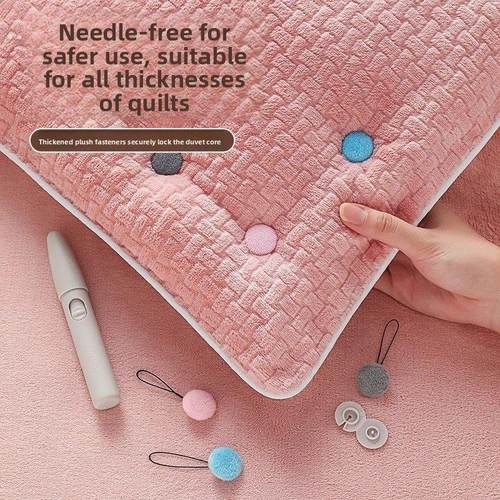 防跑被套安全无针隐形被套床垫芯防滑家用床被套被角神器