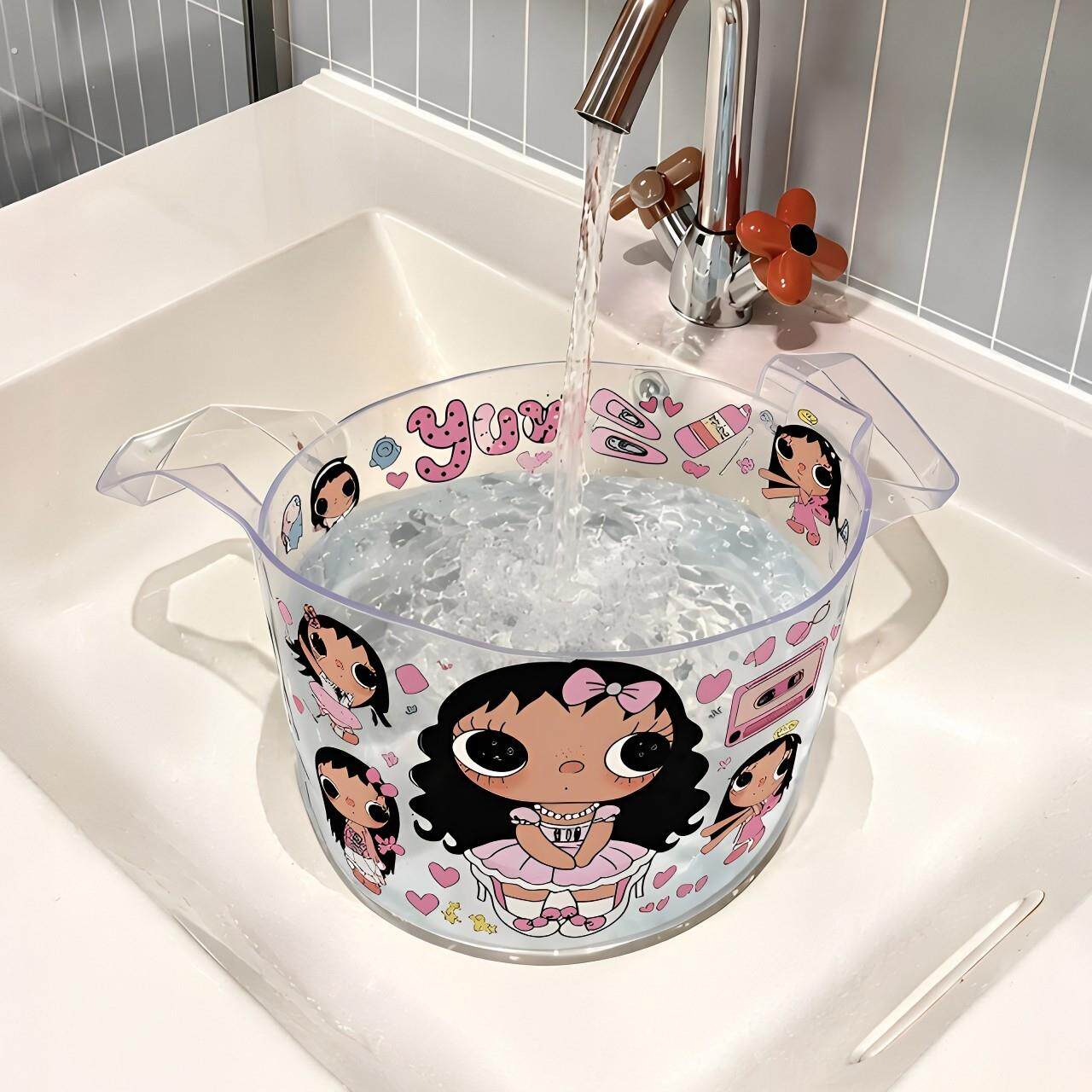 旅行一次性折叠盆洗衣神器可折叠水盆便携泡脚袋多功能户外水盆