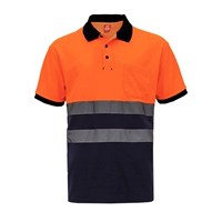 Флуоресцентный оранжевый/темно-синий