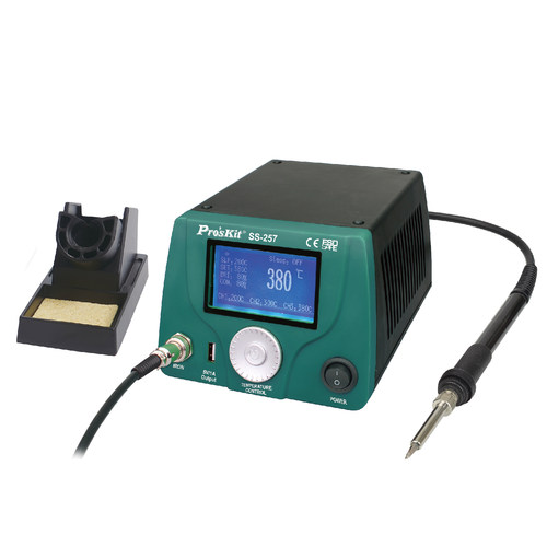 台湾宝工Proskit SS-257H LCD数显智慧型温控焊台防静电恒温烙铁