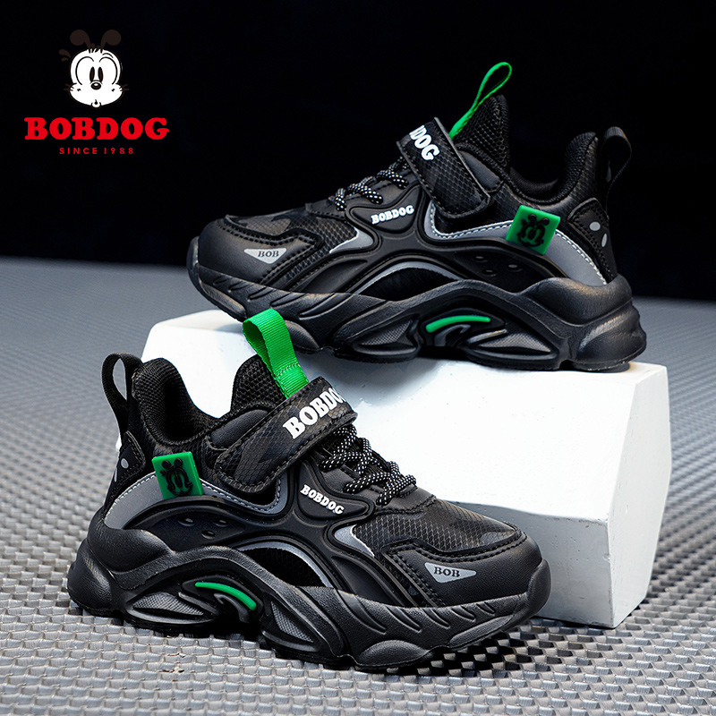 巴布豆防水休闲儿童运动鞋