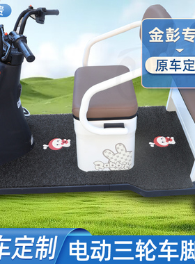 适用金彭电动三轮车专用脚垫M6/N12/FN/PM星光星辰NA卫士脚踏踩垫