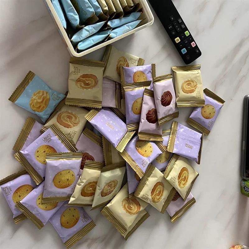 好吃新品达利园好吃点蓝蒂堡曲奇饼干黄油独立小包装解馋零食小吃